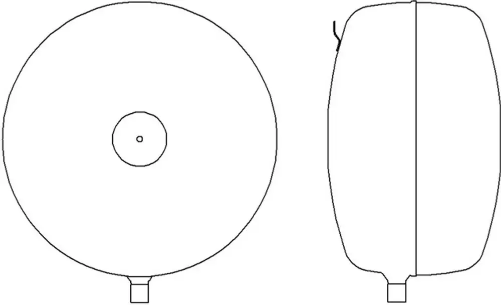 PNEUMATEX Erweiterungsgefäß Compresso CD 80.9 E, 30102141003